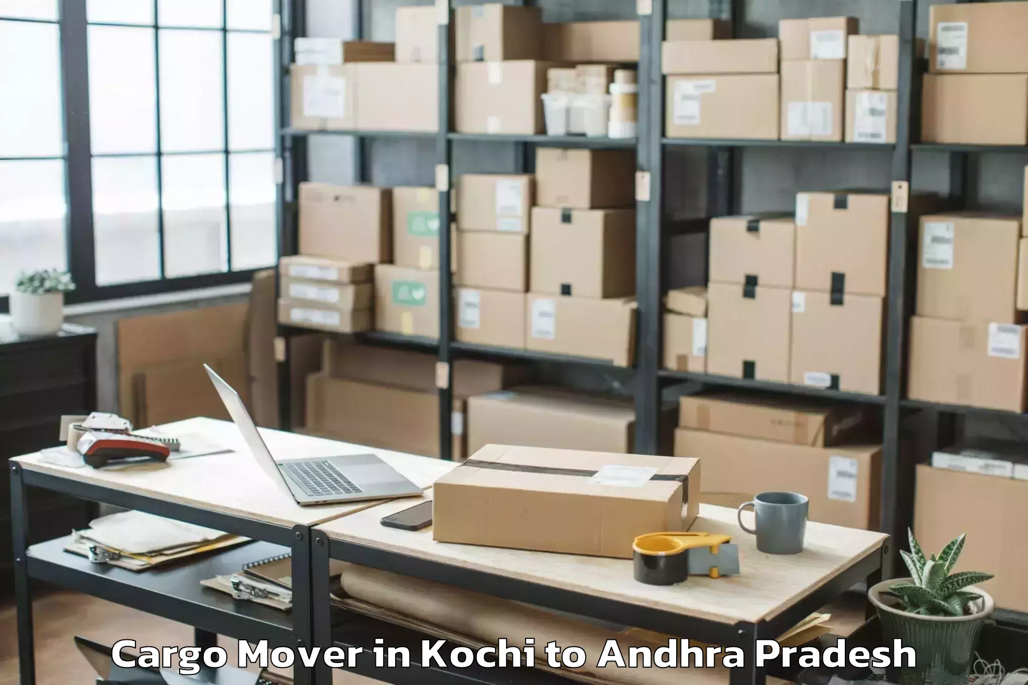 Kochi to Cuddapah Airport Cdp Cargo Mover Booking